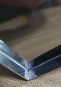 Stainless Steel Grill Pan With Round Edges Welding Seam Cleaning