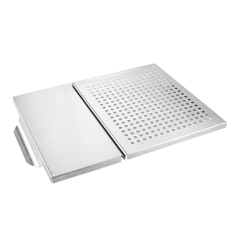 Stainless Steel BBQ Griddle With Holes