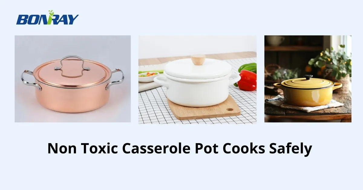 Non Toxic Casserole Pot Cooks Safely