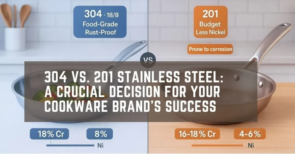 304 vs. 201 Stainless Steel A Crucial Decision for Your Cookware Brand’s Success